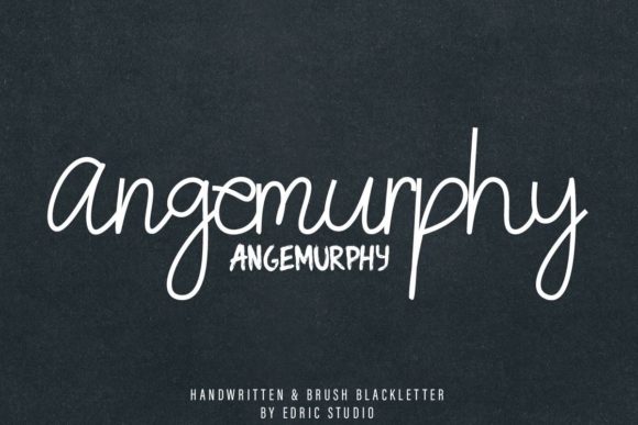 Angemurphy Font - Featured Image