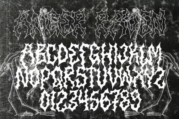 Anger Raven Font - Featured Image