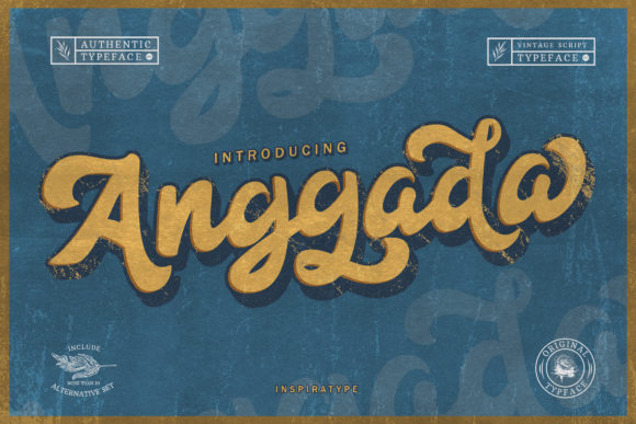 Anggada Font - Featured Image
