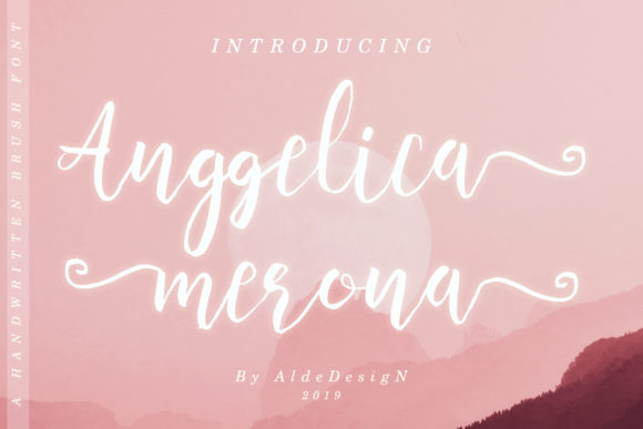 Anggelica Merona Font - Featured Image