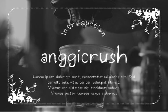 Anggicrush Font - Featured Image