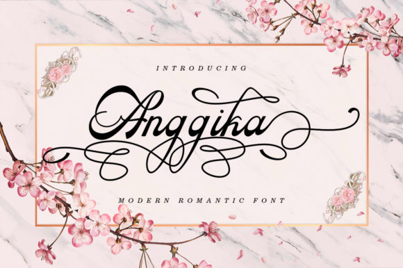 Anggika Font - Featured Image