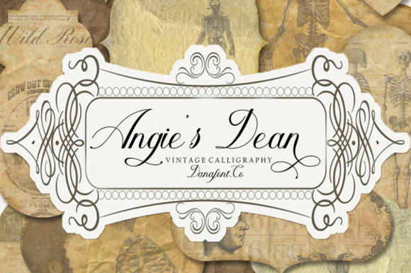 Angie's Dean Font - Featured Image