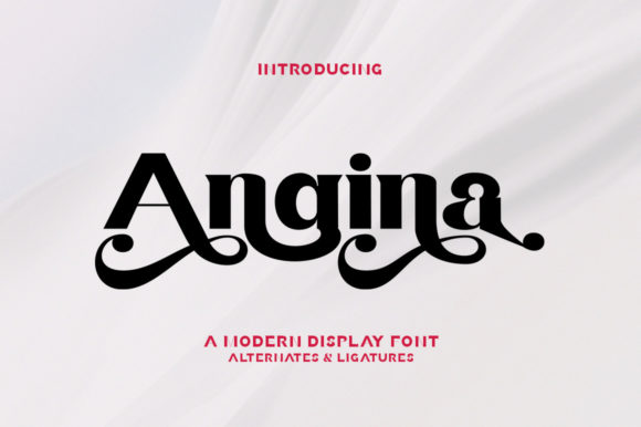 Angina Font - Featured Image