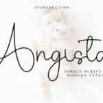 Angista Font - Featured Image
