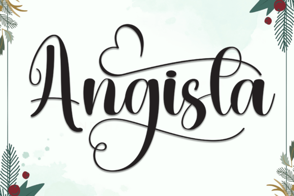 Angista Font - Featured Image