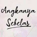 Angkanya Sebelas Font - Featured Image