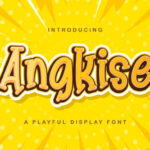 Angkise Font - Featured Image