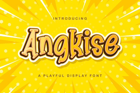 Angkise Font - Featured Image