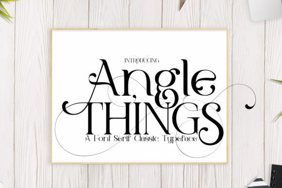 Angle Things Font - Featured Image