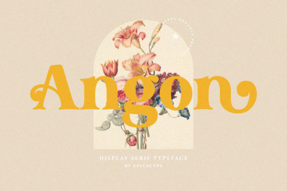 Angon Font - Featured Image