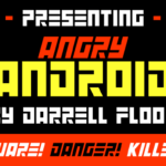 Angry Android Font - Featured Image