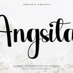 Angsita Font - Featured Image