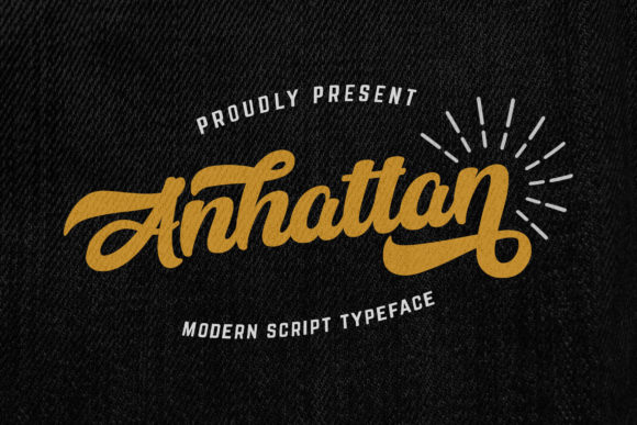 Anhattan Font - Featured Image