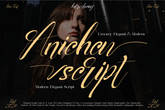 Anicha Script Font - Featured Image