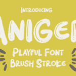 Aniger Font - Featured Image