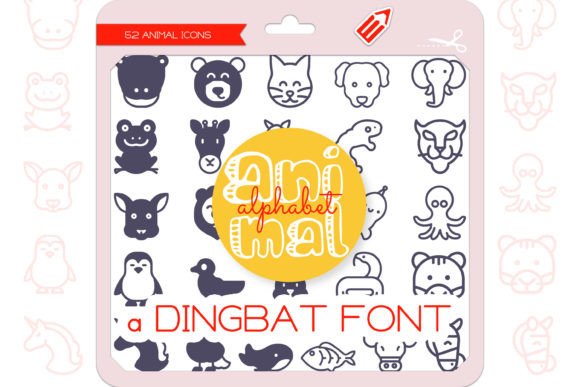 Animal Alphabet Font - Featured Image