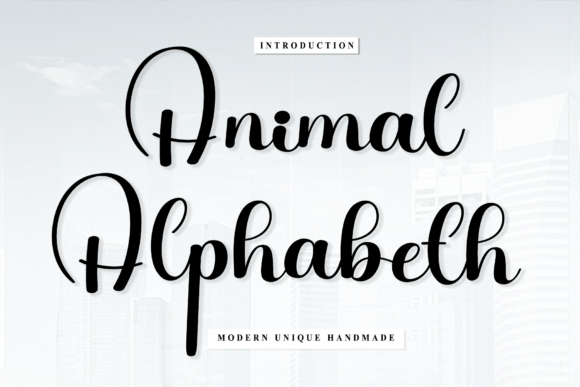 Animal Alphabeth Font - Featured Image