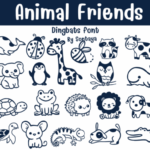 Animal Friends Font - Featured Image
