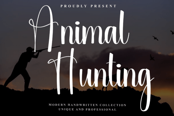 Animal Hunting Font - Featured Image