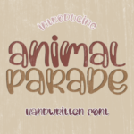 Animal Parade Font - Featured Image