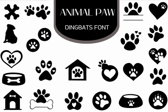 Animal Paw Font - Featured Image