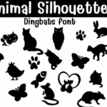 Animal Silhouettes Font - Featured Image