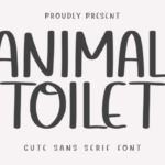 Animal Toilet Font - Featured Image