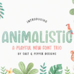 Animalistic Trio Font - Featured Image