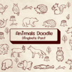 Animals Doodle Font - Featured Image