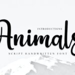 Animals Font - Featured Image