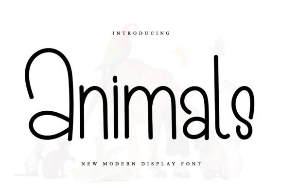 Animals Font - Featured Image