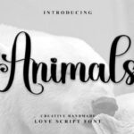 Animals Font - Featured Image