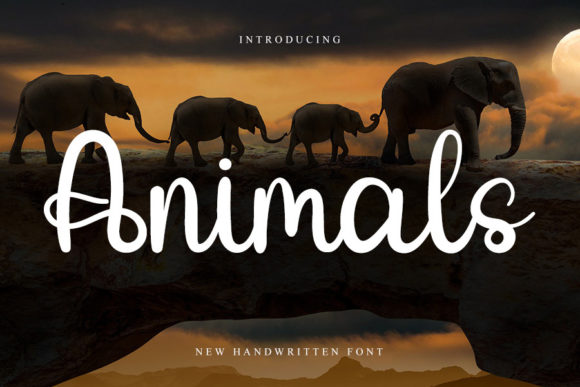 Animals Font - Featured Image