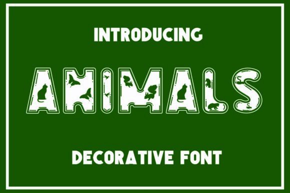 Animals Font - Featured Image