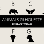 Animals Silhouette Font - Featured Image
