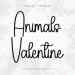 Animals Valentine Font - Featured Image