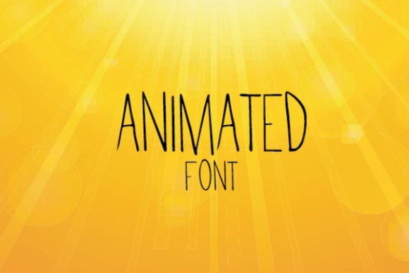 Animated Font - Featured Image