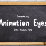 Animation Eyes Font - Featured Image