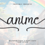 Anime Font - Featured Image