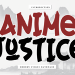 Anime Justice Font - Featured Image