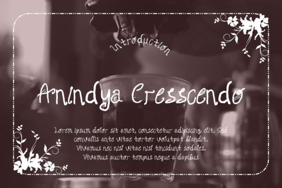 Anindya Cresscendo Font - Featured Image