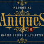 Aniques Font - Featured Image
