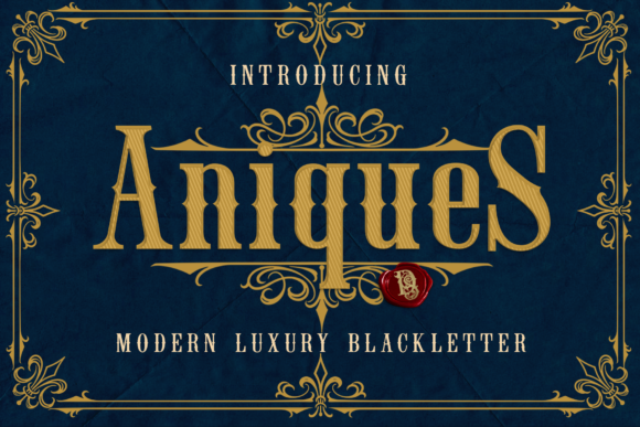 Aniques Font - Featured Image