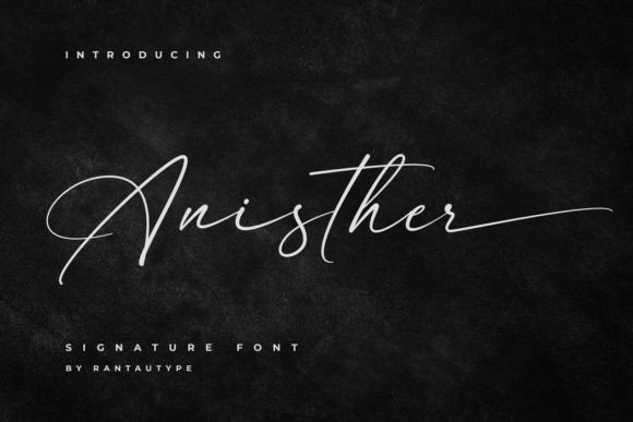 Anisther Font - Featured Image
