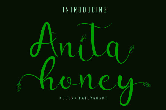 Anita Honey Font - Featured Image