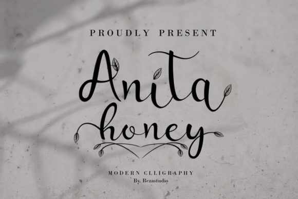 Anita Honey Font - Featured Image