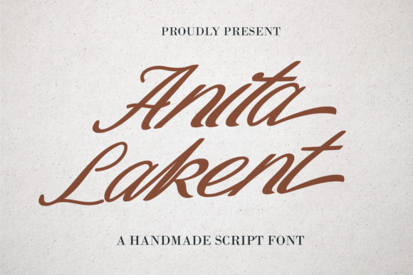 Anita Lakent Font - Featured Image