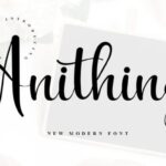 Anithing Font - Featured Image