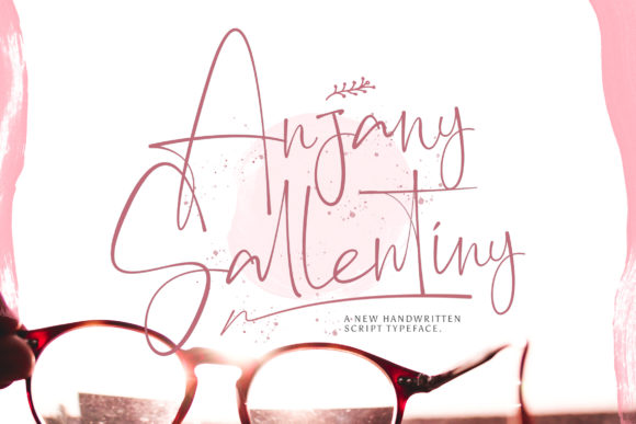 Anjany Sallentiny Font - Featured Image